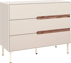 Συρταριέρα Arch Megapap χρώμα sandstone 98x40x78,5εκ.
