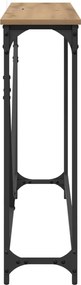 vidaXL Τραπέζι κονσόλας Artisan Oak 102 x 23 x 75 εκ