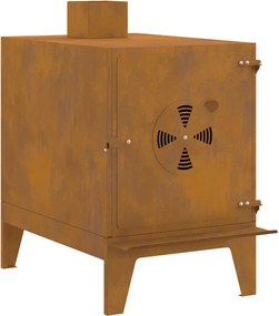 vidaXL Σόμπα Κάμπινγκ 35x50x60 cm Χάλυβας Ο Κορτέν