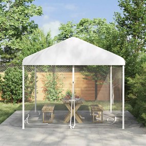 vidaXL Κουνούπι για Περίπτερο 220 mesh Λευκό 4 x 3 x 2 cm Πολυεστέρας