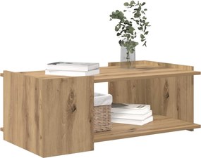 vidaXL Τραπεζάκι σαλονιού Artisan Δρυς 90 x 50 x 33 εκ.