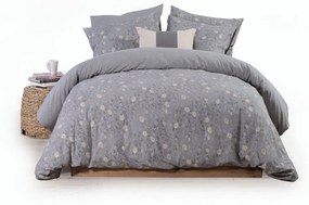 Παπλωματοθήκη Liliana 23 (Σετ 2τμχ) Grey Nef-Nef Μονό 170x240cm 100% Βαμβάκι