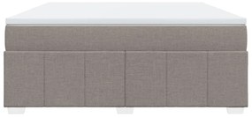 ΚΡΕΒΑΤΙ BOXSPRING ΜΕ ΣΤΡΩΜΑ TAUPE 180X200 ΕΚ. ΥΦΑΣΜΑΤΙΝΟ 3285495