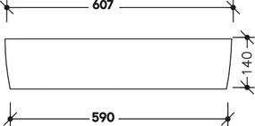 Amorgos Anthracita Matt 60x43 - Επιτραπέζιος νιπτήρας