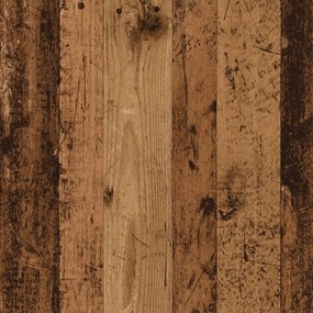 Κομοδίνα 2 τεμάχια Παλιό ξύλο 40x35x50 cm Κατασκευασμένο ξύλο - Καφέ