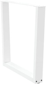 vidaXL Πόδια Τραπεζαρίας Σχήματος V 2 τεμ. Λευκά 80x(72-73,3) εκ. Ατσάλι