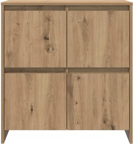 vidaXL Πλαϊνό γραφείο Artisan Oak 70 x 41 x 75 εκ. Επεξεργασμένο ξύλο