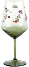 Ποτήρι Κρασιού Κολωνάτο Jardin 847032 490ml Multi-Green Marva Γυαλί