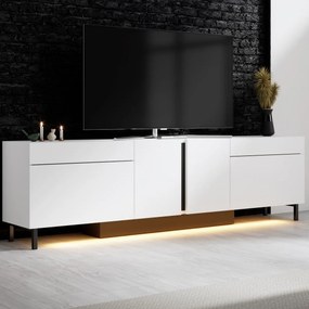 Έπιπλο Τηλεόρασης Λευκό LEEGE 180x32x50
