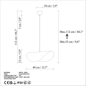 Chandelier Vatoz - Nus - 2866 - Mint Mint