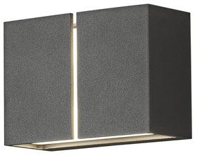 KONSTSMIDE Φωτιστικό Τοίχου LED Pavia Σκούρο Γκρι 4x3W