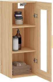 vidaXL Ντουλάπι Τοίχου Sonoma Δρυς 34,5 x 34 x 90 εκ.