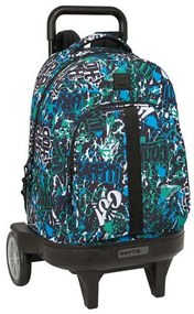 Σχολική Τσάντα με Ρόδες Safta Go 33 x 45 x 22 cm Γκράφιτι