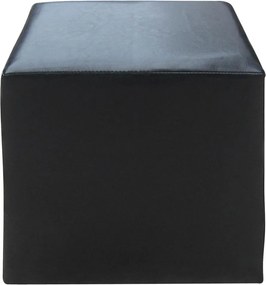 CLUB Σκαμπό Βοηθητικό, Pu Μαύρο   1τμχ