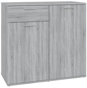 vidaXL Ντουλάπι Γκρι Sonoma 80 x 36 x 75 εκ. από Επεξεργασμένο Ξύλο
