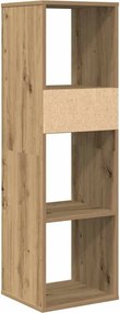 vidaXL Βιβλιοθήκη Artisan Δρυς 34x31x112 εκ. Επεξεργασμένο Ξύλο