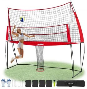 VEVOR Volleyball Training Net System Portable Practice Equipment Indoor Outdoor