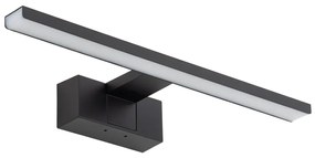 Φωτιστικό Μπάνιου Επιτοίχιο Cezanne S 10668 40x5.1cm 8W 3000K 550lm Led Black Nowodvorski