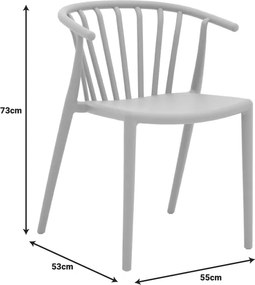 Πολυθρόνα Zelma pakoworld pp σε cappucino απόχρωση 55x53x73εκ