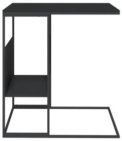 vidaXL Τραπέζι Βοηθητικό Μαύρο 55x36x59,5 εκ. από Επεξεργασμένο Ξύλο