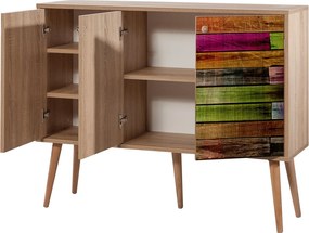 Console Mega - 726 Sonoma Oak