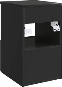 vidaXL Ντουλάπι Μπάνιου Μαύρο 30 x 35 x 50 εκ. Επεξεργασμένο Ξύλο