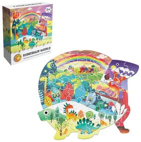 Παζλ 36τμχ Dinosaur World Σε Κουτί 11x4x13εκ. Toy Markt 69-1859