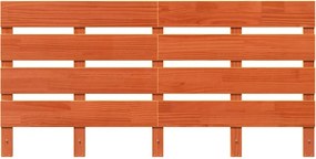 vidaXL Κεφαλάρι Καφέ 140,5 x 3 x 80 cm Στερεά ξυλεία πεύκου