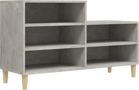 vidaXL Παπουτσοθήκη Γκρι Σκυροδέματος 102x36x60 εκ. Επεξεργασμένο Ξύλο