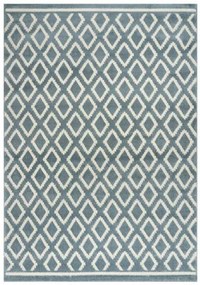 Beauty Home Χαλί Vibe Art 9574 160x230 Blue White Σιέλ Λευκό