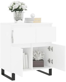 vidaXL Συρταριέρα Λευκή 60 x 35 x 70 εκ. από Επεξεργασμένο Ξύλο