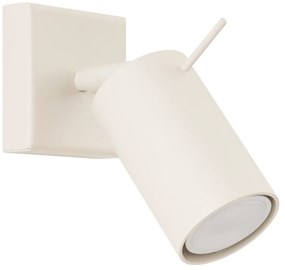 Φωτιστικό τοίχου RING μπεζ,ατσάλι,1xmax 10W LED