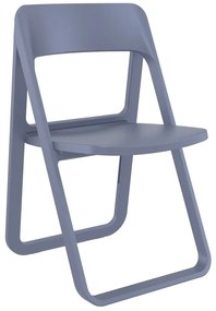 ΚΑΡΕΚΛΑ ΝΤΡΙΜ DARK GREY(Σ4)ΠΤΥΣ/ΝΗ ΠΟΛ/ΝΙΟΥ 48Χ52Χ82εκ.