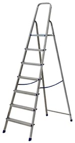 Framar Σκάλα Αλουμινίου Ιταλιας Ασημί 218x52εκ.