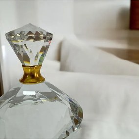 Stewehome Διακοσμητικό μπουκάλι αρώματος από κρύσταλλο σε σχήμα διαμαντιού