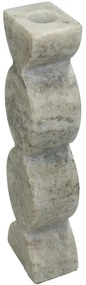 Κηροπήγιο ArteLibre Μπεζ Μάρμαρο 5x4x15.5cm