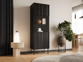 Βιτρίνα Isla 60-Μαύρο