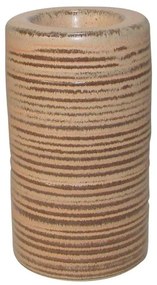 Κηροπήγιο Για Ρεσώ 003-123-076 7,5x7,5x13cm Brown Ceramic