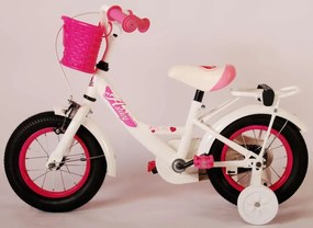 Ashley 12 Inch 21,5 cm Girls Coaster Brake White/Pink