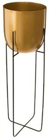 Κασπώ Σε Βάση 07.164295B 19x19x58cm Black-Gold Metal