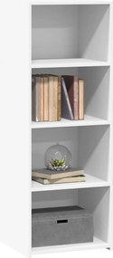 vidaXL Ντουλάπι Λευκό 45x41x124 εκ. από Επεξεργασμένο Ξύλο