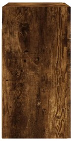 vidaXL Ντουλάπι Τοίχου Καπνιστή Δρυς 60x31x60 εκ. Επεξεργασμένο Ξύλο