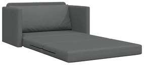 vidaXL Κρεβάτι καναπές Σκούρο γκρι 124 x 71 x 78 εκ ύφασμα