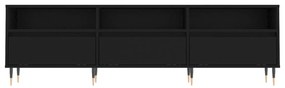 vidaXL Έπιπλο Τηλεόρασης Μαύρο 150x30x44,5 εκ. Επεξεργασμένο Ξύλο