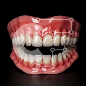 Intra Συλλεκτικό Ξύλινο Παζλ Plywood 4mm - 3D μοντέλο ανθρώπινου στόματος Σε Ξύλινο Κουτί - Διαστάσεις Puzzle: 10x10 cm – 25 κομμάτια