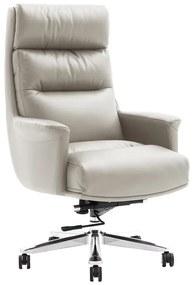 Καρέκλα γραφείου διευθυντή Nagal PU σε μπεζ απόχρωση 71x73x117-123εκ 71x73x123 εκ.