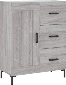 vidaXL Ντουλάπι Γκρι Sonoma 69,5 x 34 x 90 εκ. από Επεξεργασμένο Ξύλο