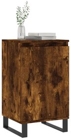vidaXL Ντουλάπια 2 τεμ. Καπνιστή Δρυς 40x35x70 εκ. από Επεξεργ. Ξύλο