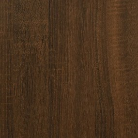 vidaXL Γραφείο Καφέ Δρυς 100x55x75 εκ. από Επεξεργασμένο Ξύλο