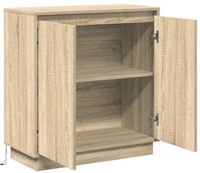 vidaXL Κομοδίνο Δρύς Sonoma 71 x 34.5 x 75 εκ. Επεξεργασμένο ξύλο